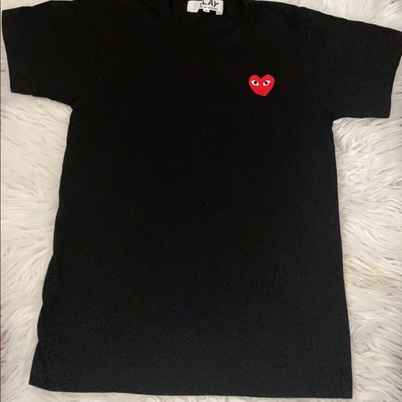 Comme des Garçons (CDG) Play Black Heart Patch T-Shirt - Picture 3 of 3